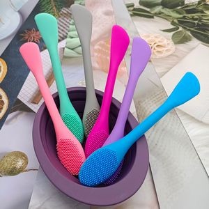 Silicone Face Mask Applicator Mask Brushes for Mud,Clay,Charcoal Mixed Mask,Soft Makeup Beauty Brush