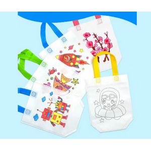 customized eco friendly Kids DIY non woven drawing bag promotional