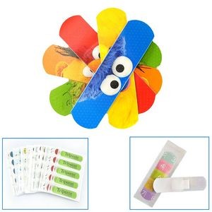 Custom Waterproof Plastic Full Color Adhesive Bandage Or Band-Aid FDA approved