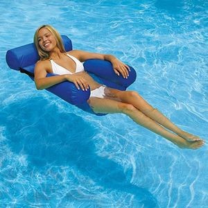 Inflatable Pool Floats Hammock, Water Hammock Lounges, Multi-Purpose Swimming Pool Accessories(Saddl