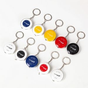Round Tape Measure with key chain,flexible rule,tapeline