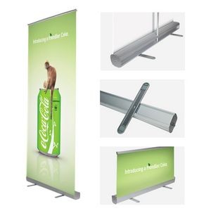Standard Retractable (Roll up) Banner Stand (33"x 80")