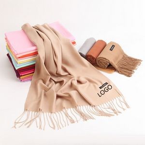 Soft and Cozy Cashmere-Feel Scarf for Women