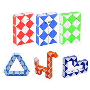24 Mini Snake Magic Cube Puzzles