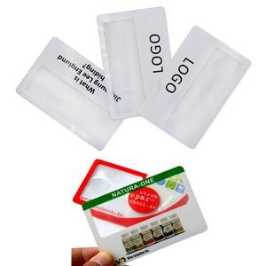 3X Credit Card Size Magnifier