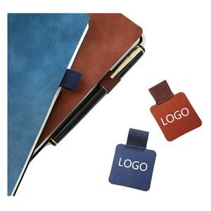 Self Adhesive Pen Clip with Elastic Loop For Notebooks
