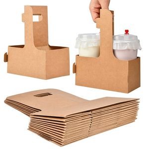 2 Cups Kraft Drink Carrier for Delivery
