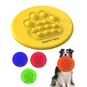 Flying Disc with Push Pop Bubble Sensory Toy