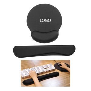 Comfortable Keyboard and Mouse Pad with Gel Wrist Support