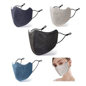 Reusable Cotton Linen Face Mask
