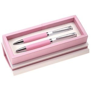 Pastel Pink Ball Pen and Pencil Set