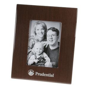 Glossy Wood Grain Picture Frame in Brown Finish (5