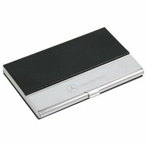 Executive Business Card Case with Black Leatherette