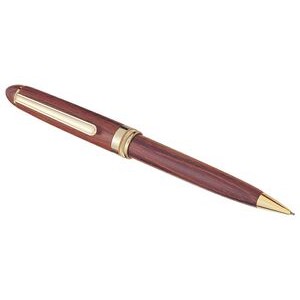 Wooden Mechanical Pencil in Rosewood Finish w/Gold Accents