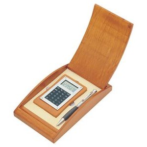 Unique Calculator and Pen Gift Set in Cherry Box