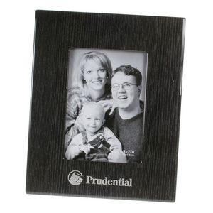 Glossy Wood Grain Picture Frame in Black Finish (5
