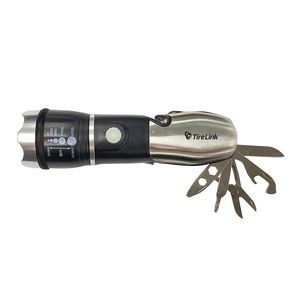 Flashlight Multi-Tool w/ Safety Hammer