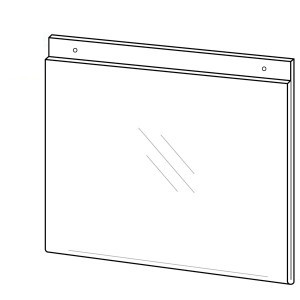 Acrylic Wall Frame w/Holes (11"x8 1/2")