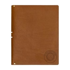 Full-Grain Leather Portfolio Folder | Fits 8.5 x 11 inch Lined legal pad | Handmade in the USA