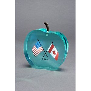 Apple Acrylic Award (4"x3-3/4"x1")