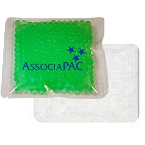 Cloth-Backed, Gel Beads Cold/Hot Therapy Pack (4.5"x 4.5")