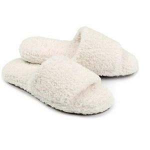 Spa Slippers - Solid - Creme - L/XL