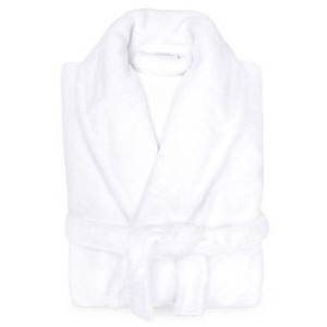 Kapua™ Cotton Velour - Adult Robe - Solid - White - XXL
