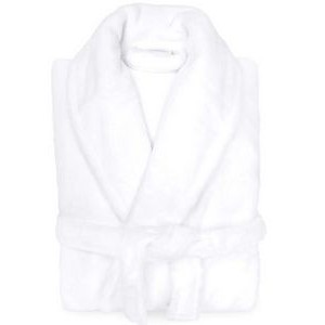 Kapua™ Cotton Velour - Adult Robe - Solid - White - Large