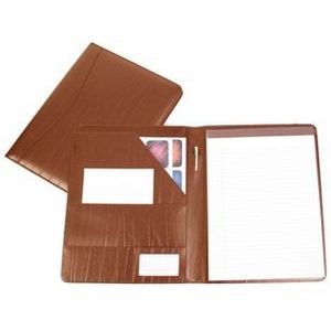 Traditional Bonded Leather Padfolio (12 1/2"x9 3/4"x3/4")