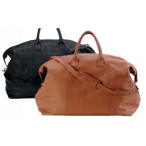 Leather Euro Traveler Bag (20"x17"x8")