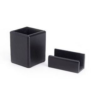 Luxury Genuine Leather Desk Set: Pen Cup Organizer and Business Card Holder
