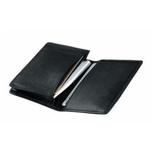Leather Deluxe Business Card Case (2 3/4"x4"x1/2")