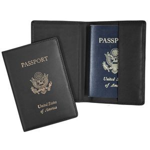 RFID Blocking Leather Passport Case