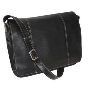 13" Vaquetta Leather Laptop Messenger Bag