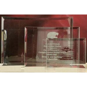 Curved Glass Plaque (4"x6")