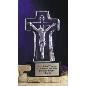 Glass Jesus on Cross Award