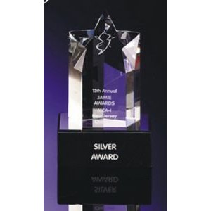 6" Optical Crystal Shining Star Award