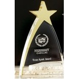 Small Gold Shooting Star Acrylic Award