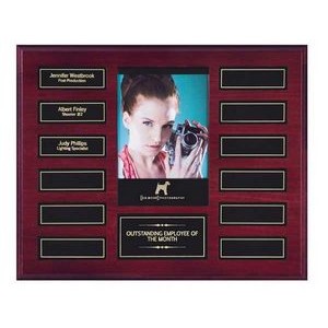 Mahogany Finish Recognition Pocket Plaque (10.5"x13")