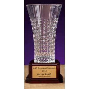 10.5" Lady Diamond Crystal Vase