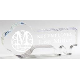 Crystal Key Paperweight