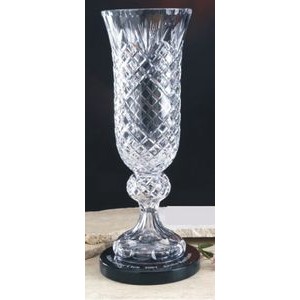 18" Crystal Championship Cup Vase Award