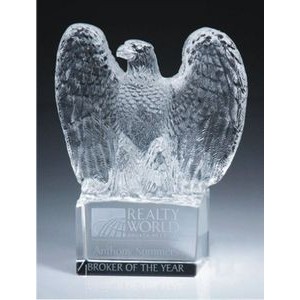 7" Crystal Vigilante Eagle Award