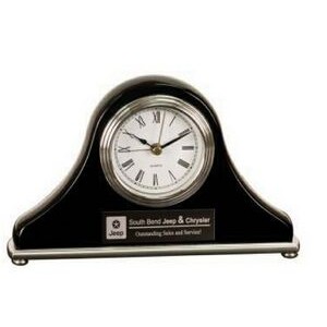 Black Mantel Desk Clock (4½"x7½")