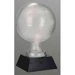 13" Crystal Basketball Sports Award
