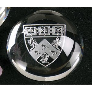 3" Dome Magnifier Crystal Paperweight