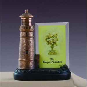 Resin Lighthouse Picture Frame Award (7"x8.5")