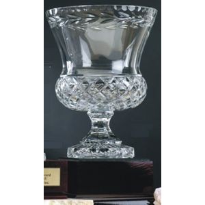 11" Hand Crafted Crystal Championship Trophy