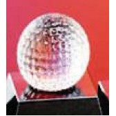 Glass Golf Sports Ball Award