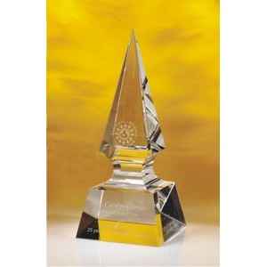 11" Peak Achievement Crystal Award